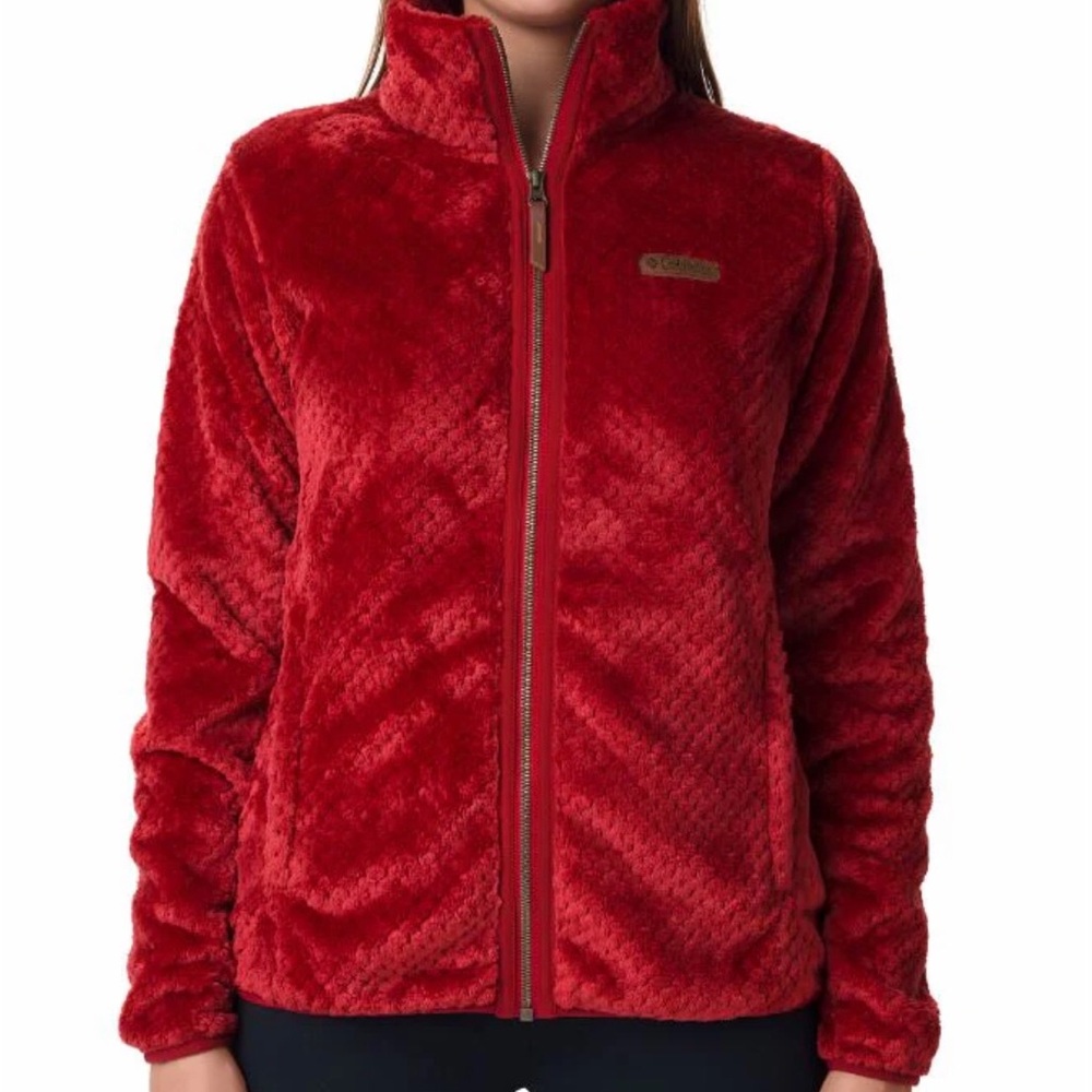 COLUMBIA WOMENS FIRE SIDE II SHERPA FULL ZIP FLEECE JACKET (1X)